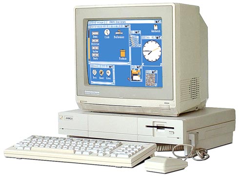 Il primo modello di Amiga, oggi conosciuto come Amiga 1000 