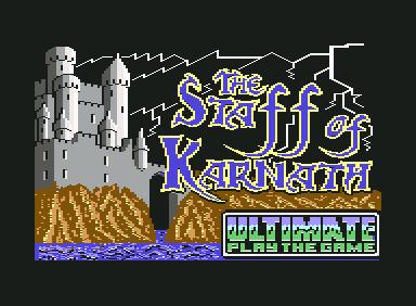The Staff of Karnath segna l'ingresso in grande stile di Ultimate nel mercato del Commodore 64 con una produzione esclusiva.