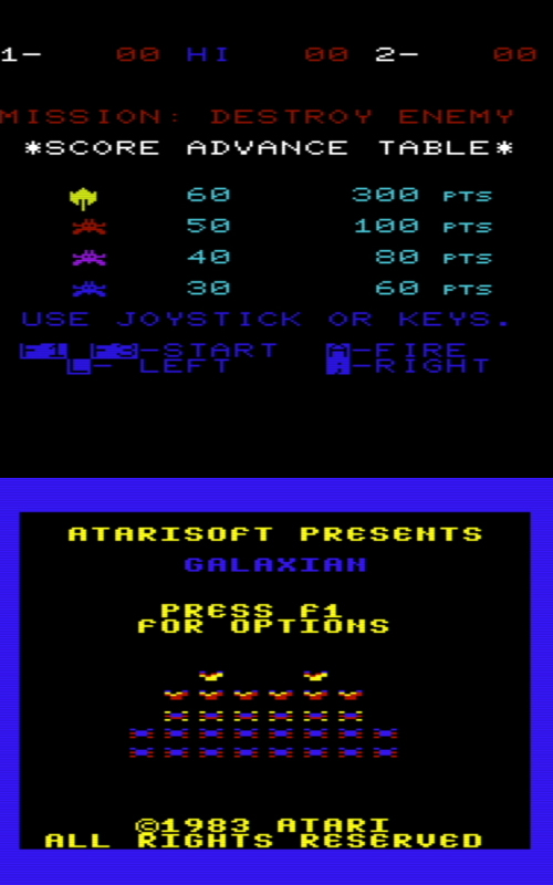 Galaxian contro Galaxian (a)