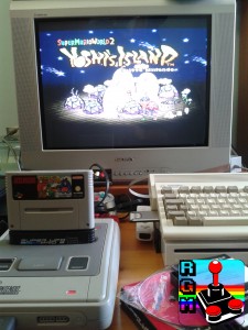Yoshi's Island parte da rom su Super UFO soltanto con la cassetta originale inserita, poichè utilizza il chip Super FX2