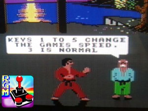 Il saggio arbitro ci informa che è possibile modificare la velocità di gioco...a 5 è un delirio!