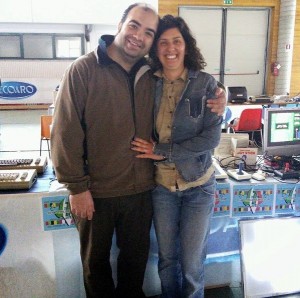 Ciro Barile, lord dei TI99 insieme a Moira Corbetta.