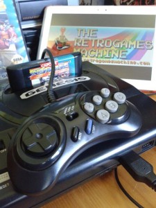 Un pad a 6 tasti (non originale Sega), usato nella prova del gioco per la stesura di quest'articolo.