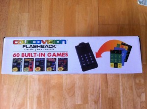 Anche il Coleco usava overlays per i controller anche se non in tutti i giochi. Quelli realizzati per i giochi presenti in questo Flashback non sono però inclusi nella confezione ma sono acquistabili a parte