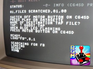 Caricamento del File Browser dopo il grab. Non è necessario riavviare la macchina, basta un reset della Princess a fine grab