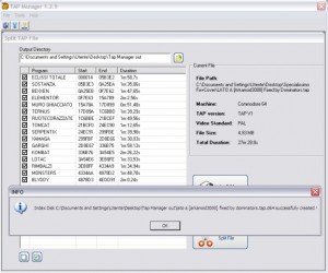 Il programma ha creato consuccesso il file di output con estensione .D64...